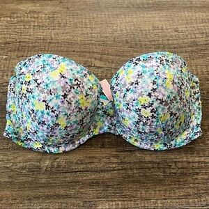 VTG Victoria's Secret Strapless Bra Size 34D